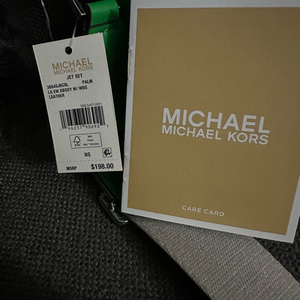 💚 St Patrick’s DAY SALE Michael Michael Kors Jet Set Lg EW Xtra Body Crossbody - Picture 7 of 10